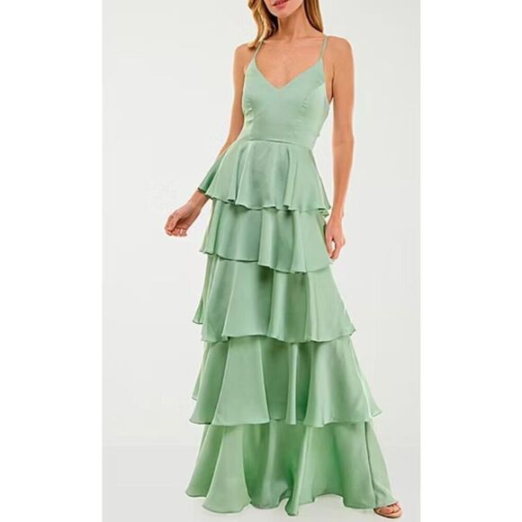 B. Smart Womens Sleeveless A-Line Dress Size 11 - Picture 1 of 11